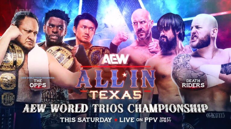 The Opps To Defend AEW Trios Titles Against Death Riders At AEW All In