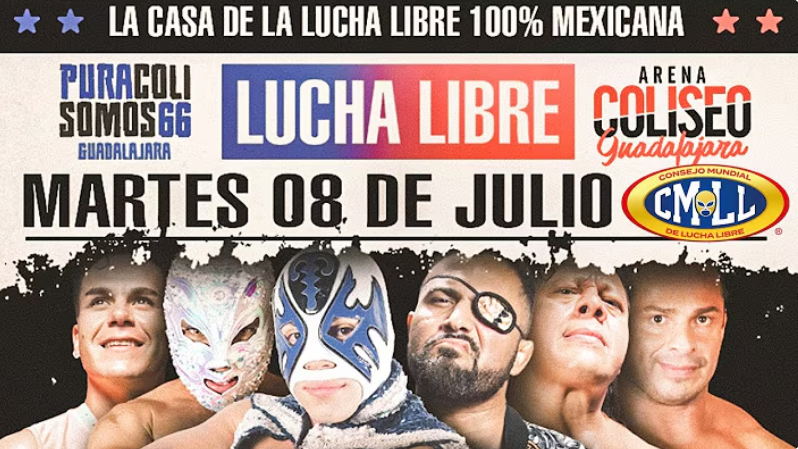 CMLL Martes de Glamour Results (7/8/2025): Atlantis Jr., Rocky Romero, More