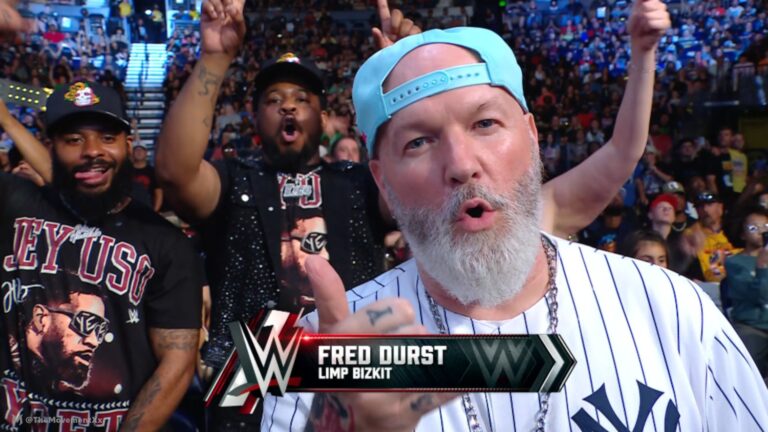 Fred Durst Attends WWE SmackDown