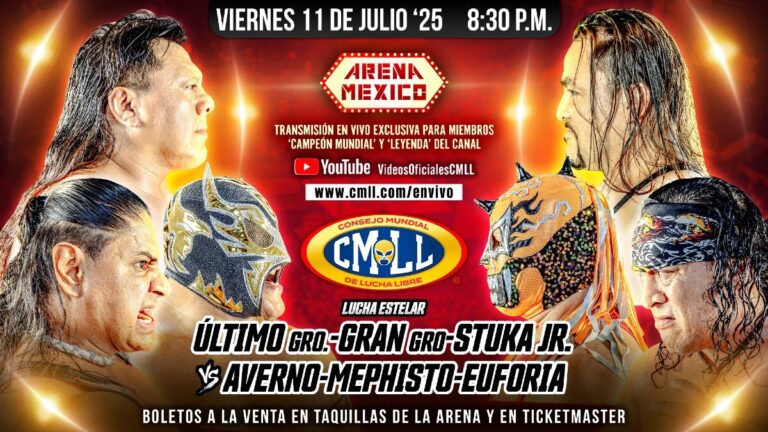 CMLL Viernes Espectacular Results (7/11/2025): Guerreros Laguneros vs Infernales, Beast Mortos vs Esfinge, More