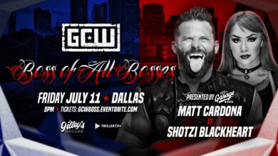 GCW Boss Of All Bosses Results (7/11): Matt Cardona vs. Shotzi Blackheart