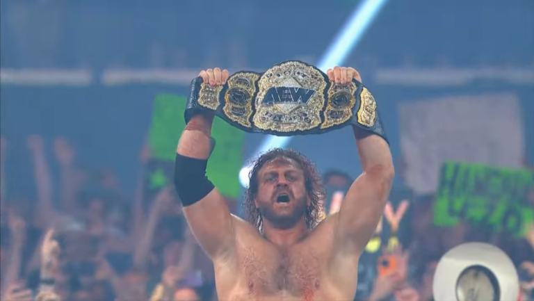 Hangman Page Defeats Jon Moxley, Takes AEW Title Out Of Briefcase At AEW All In