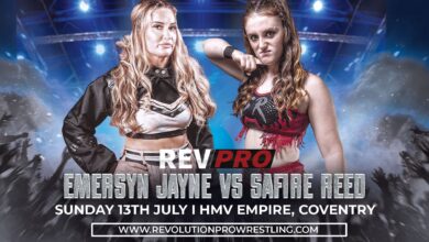 RevPro Live In Coventry Results (7/13): Safire Reed Faces Emersyn Jayne