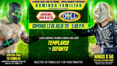 CMLL Domingo Familiar Results (7/6/2025): Templario vs. Difunto, And More