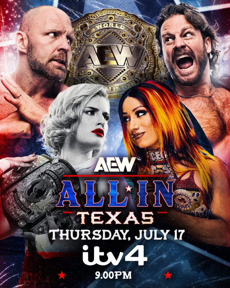 ITV 4 To Show Replay Of AEW All In 2025 On 7/17 In The UK