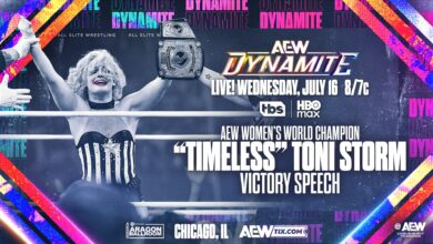 Toni Storm Victory Speech Added To 7/16 AEW Dynamite