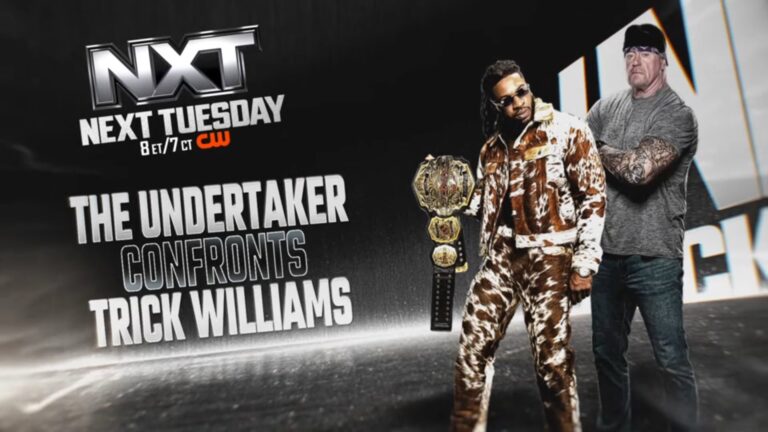 Undertaker To Confront Trick Williams, NXT Title Triple Threat, Blake Monroe In Action Set For 7/22 WWE NXT