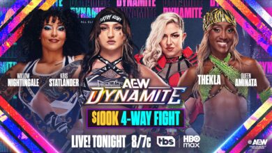 women's four-way aew dynamite july 16
