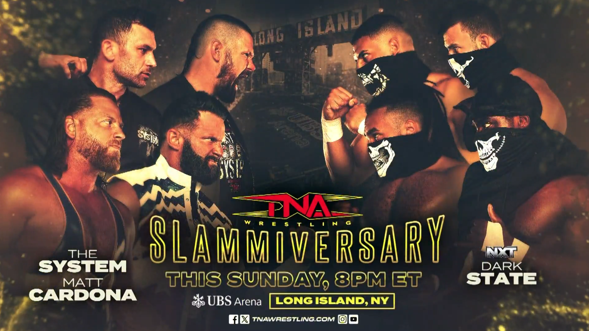 WWE NXT faction DarkState will be competing at TNA Slammiversary.