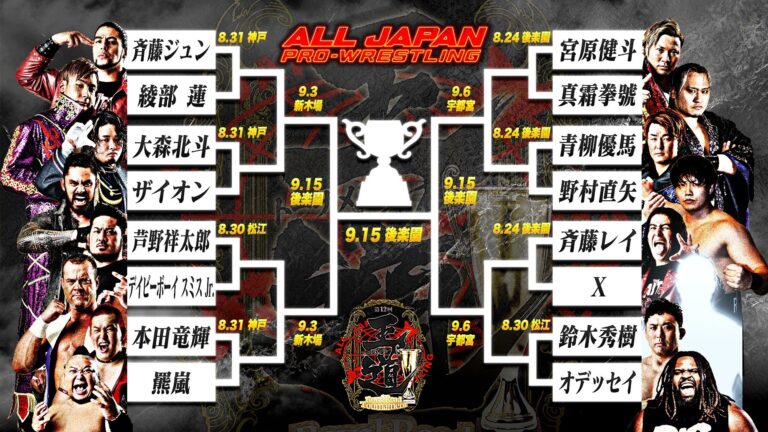 AJPW Unveils 2025 Royal Road Tournament Brackets, Odyssey Jones Included In Lineup