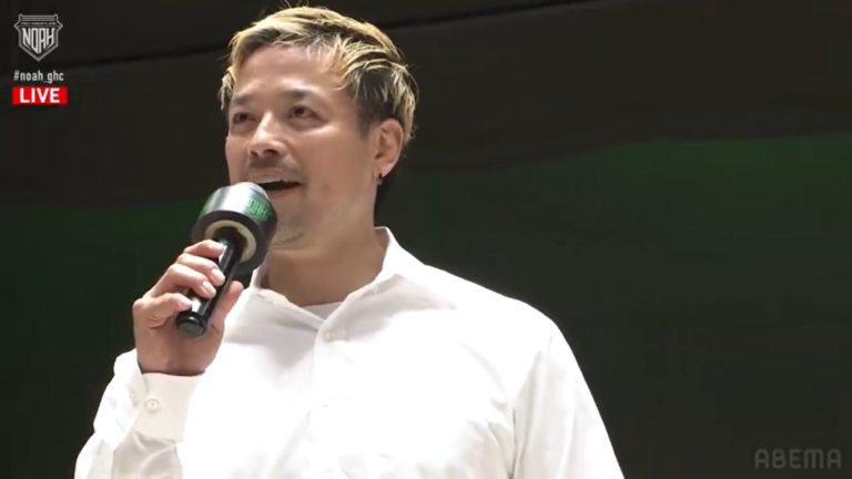 Go Shiozaki Appears At NOAH’s 7/19 Event, Will Return To In-Ring Action In August