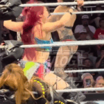 Iyo Sky And Rhea Ripley Both Stinkface Nia Jax At WWE Live Event