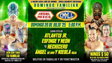 CMLL Domingo Familiar Results (7/20/2025): Atlantis Jr., Hechicero, Blue Panther Jr., More