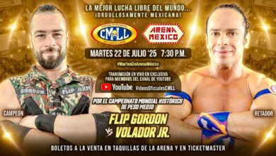 CMLL Martes de Arena Mexico Preview, Start Time, How to Watch (7/22): Flip Gordon vs. Volador Jr.