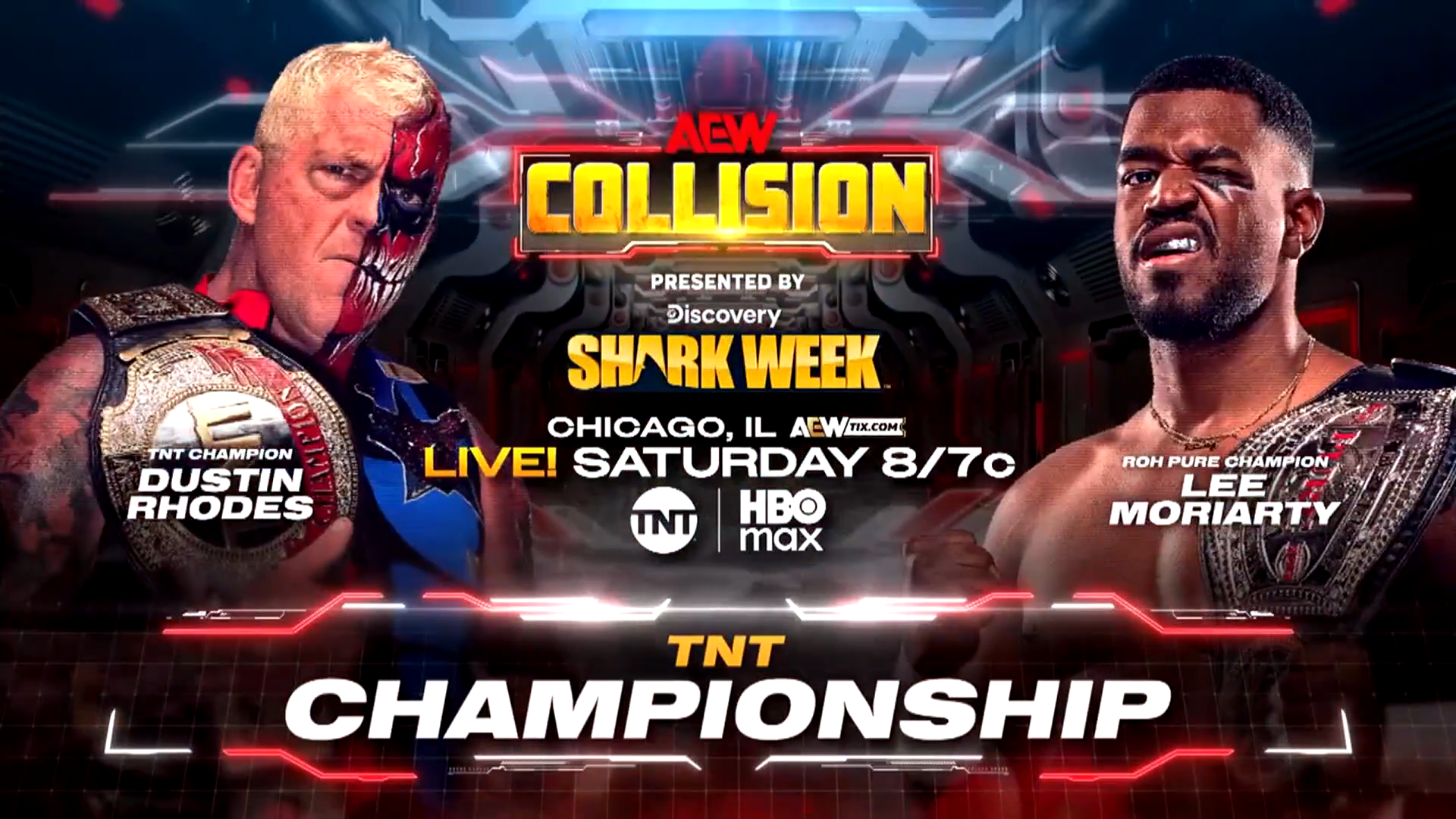 dustin rhodes lee moriarty aew collision