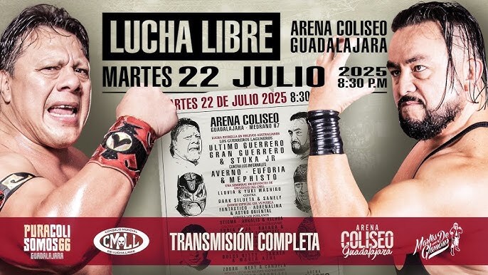 CMLL Martes de Glamour Stream & Results (7/22/2025): Guerreros Laguneros vs. Infernales, and More