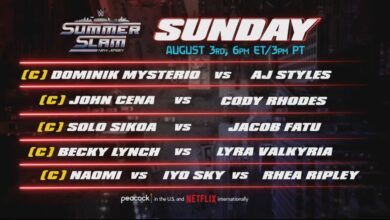 WWE SummerSlam 2025 Night Two Lineup