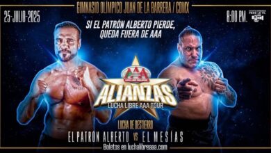 AAA Alianzas Results (7/25/2025): Alberto El Patron vs. El Mesias, More