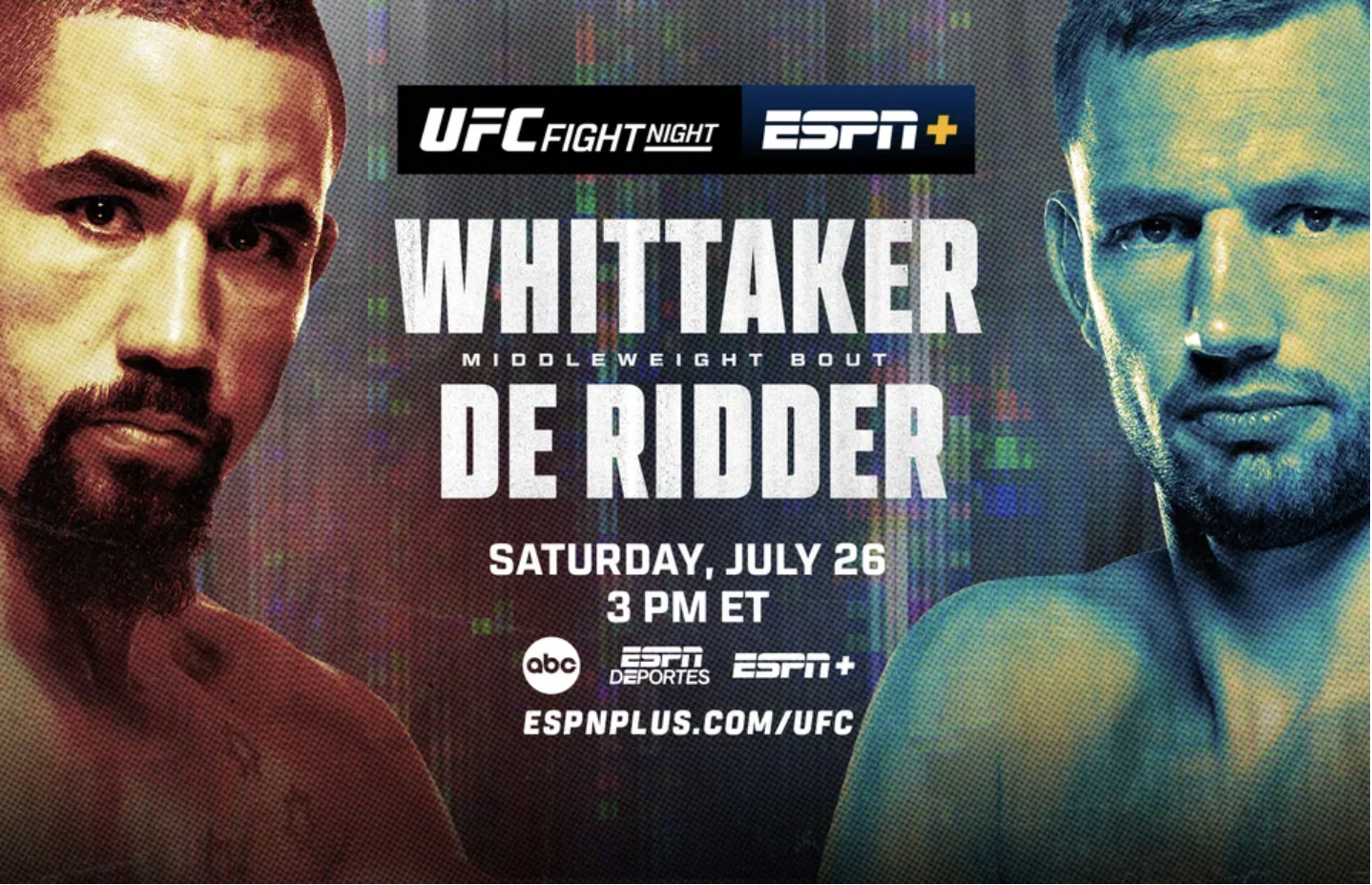 ufc fight night whittaker de ridder