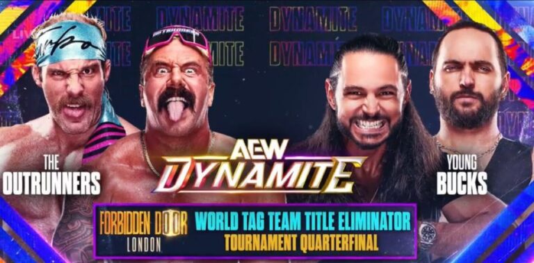 The Young Bucks vs. The Outrunners In World Tag Title Eliminator Tournament Bout Set For 7/30 AEW Dynamite