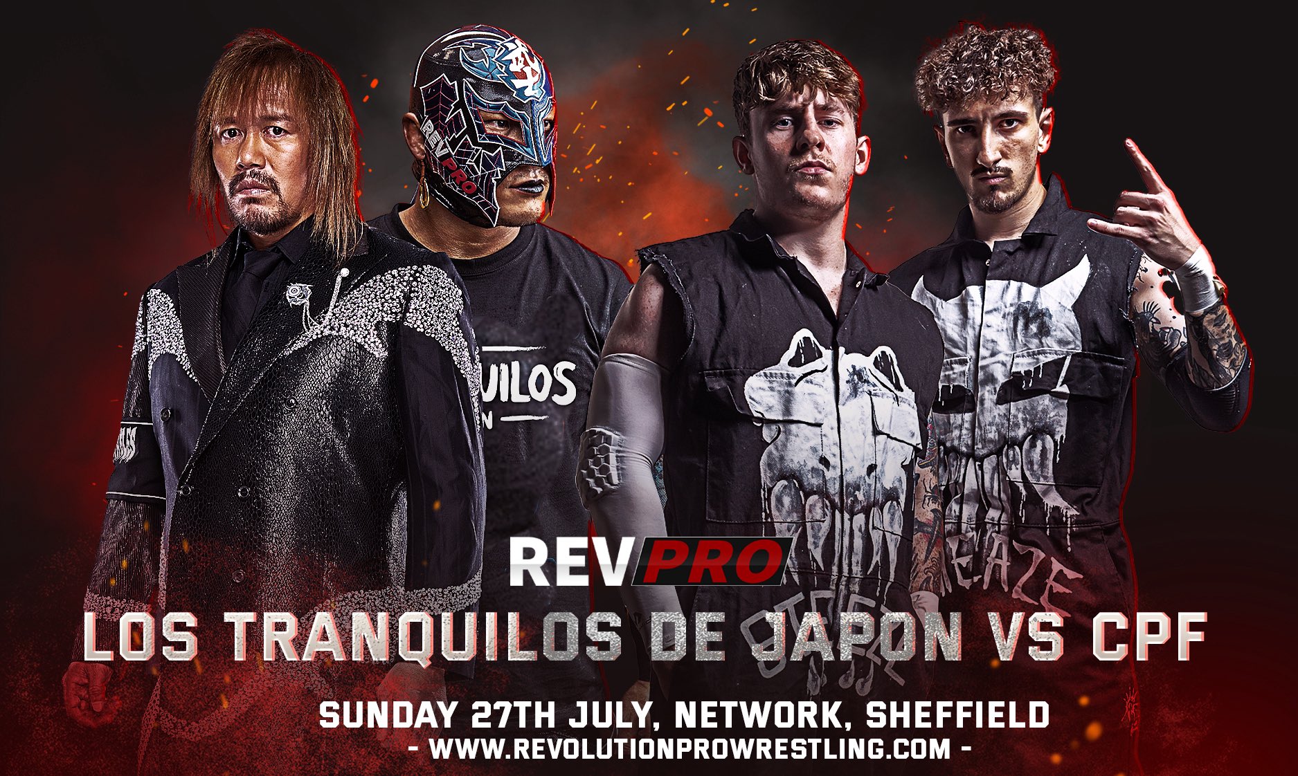 revpro wrestling live in sheffield