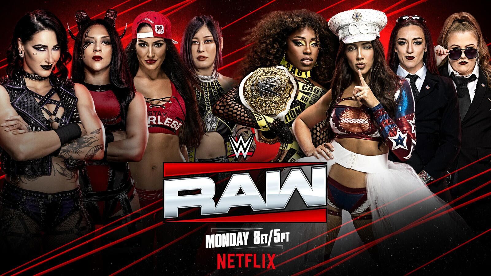 WWE Raw On Netflix Results (7/28/2025): 8-Woman Tag, CM Punk, More