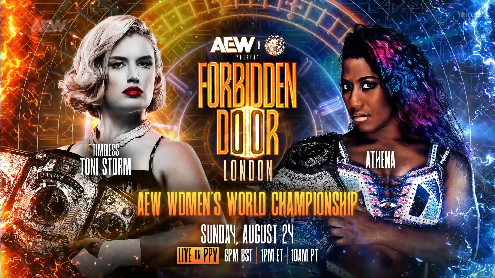 toni storm athena aew njow forbidden door