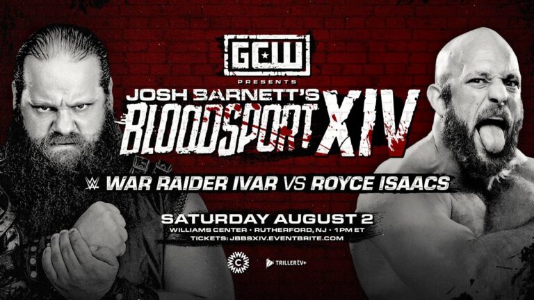 Ivar vs. Royce Isaacs, Erik vs. 1 Called Manders Added To GCW/Josh Barnett’s Bloodsport XIV
