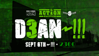 ACTION D3AN~!!! Location And Date Announced, Main Event Set