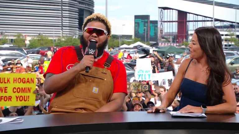 Comedian & Actor Druski Appears On WWE SummerSlam Night One Kickoff Show