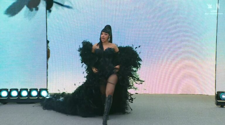 Cardi B Kicks Off Night One Of WWE SummerSlam