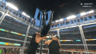Jacob Fatu Delivers Moonsault Off Top Of Cage After SummerSlam Loss To Solo Sikoa