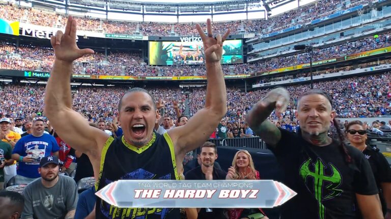 The Hardys, Dudley Boyz, Tyrese Haliburton, Russell Wilson, Nick Hogan In Attendance At WWE SummerSlam Night Two