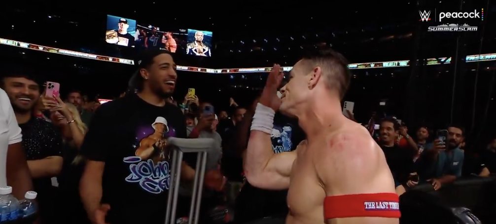 tyrese haliburton john cena WWE SummerSlam