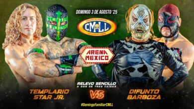 CMLL Domingo Familiar Results (8/3/2025): Templario & Star Jr. vs. Galeon Fantasma