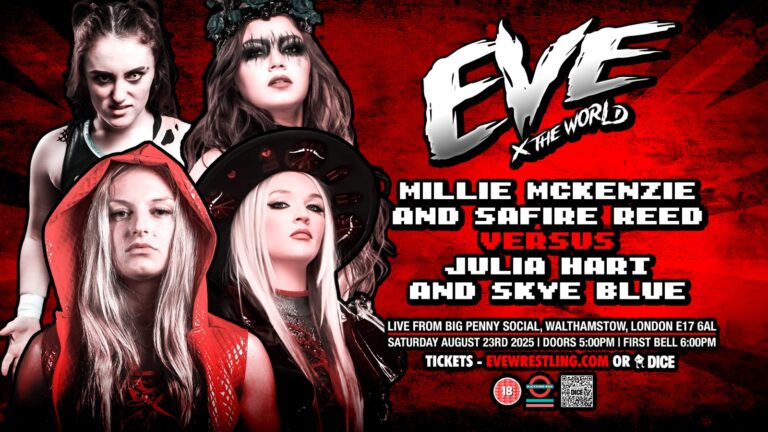 Julia Hart & Skye Blue vs. Millie McKenzie & Safire Reed Set For EVE’s 8/23 Event