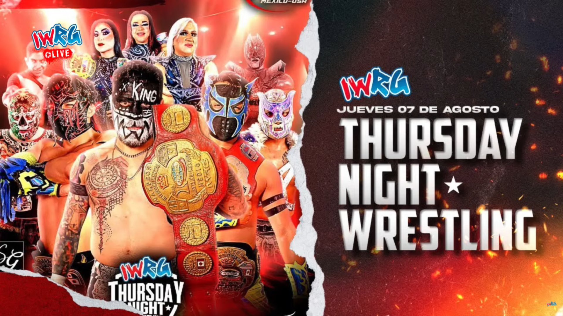 IWRG Thursday Night Wrestling Stream & Results (8/7/2025): Arez, Mexa Boys, More