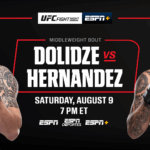 UFC on ESPN: Dolidze vs. Hernandez Odds Courtesy Of MyBookie