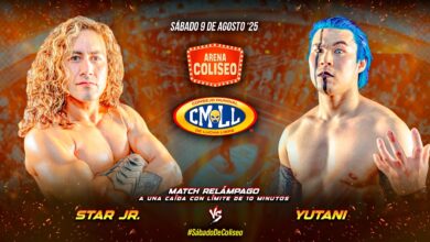CMLL Sábado De Coliseo Results (8/9/2025): Star Jr. vs. Yutani, More