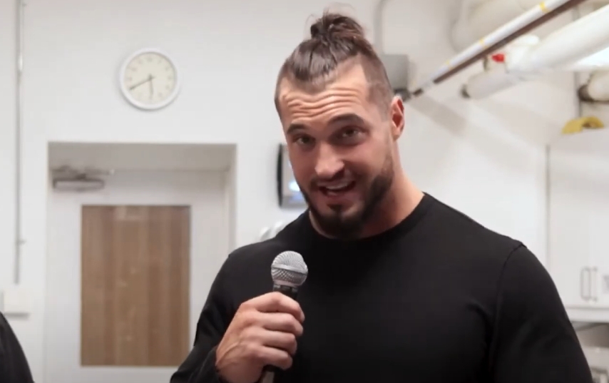 Wardlow Was Backstage At AEW Revolution