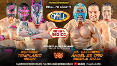 CMLL Martes de Arena Mexico Results (8/12/2025): Templario, Neón, Hermanos Chávez, More