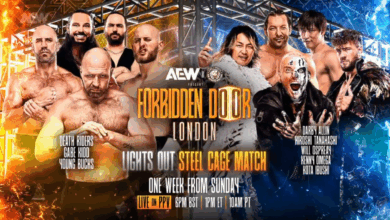Lights Out Steel Cage Match Set For AEW x NJPW Forbidden Door; Jon Moxley, Kenny Omega, Hiroshi Tanahashi, Kota Ibushi, More Involved