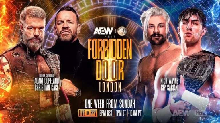 Adam Copeland & Christian Cage To Team For First Time Since 2011, Facing Nick Wayne & Kip Sabian At AEW x NJPW Forbidden Door