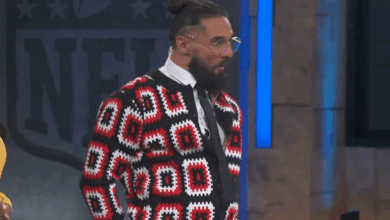 Seth Rollins Rips His Pants Live On Good Morning Football