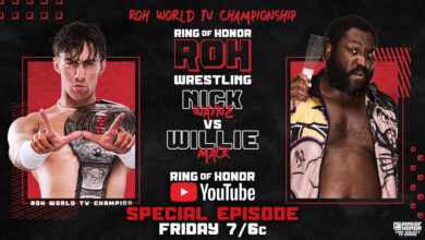 Nick Wayne vs. Willie Mack, More Added To Special 8/15 ROH TV Episode