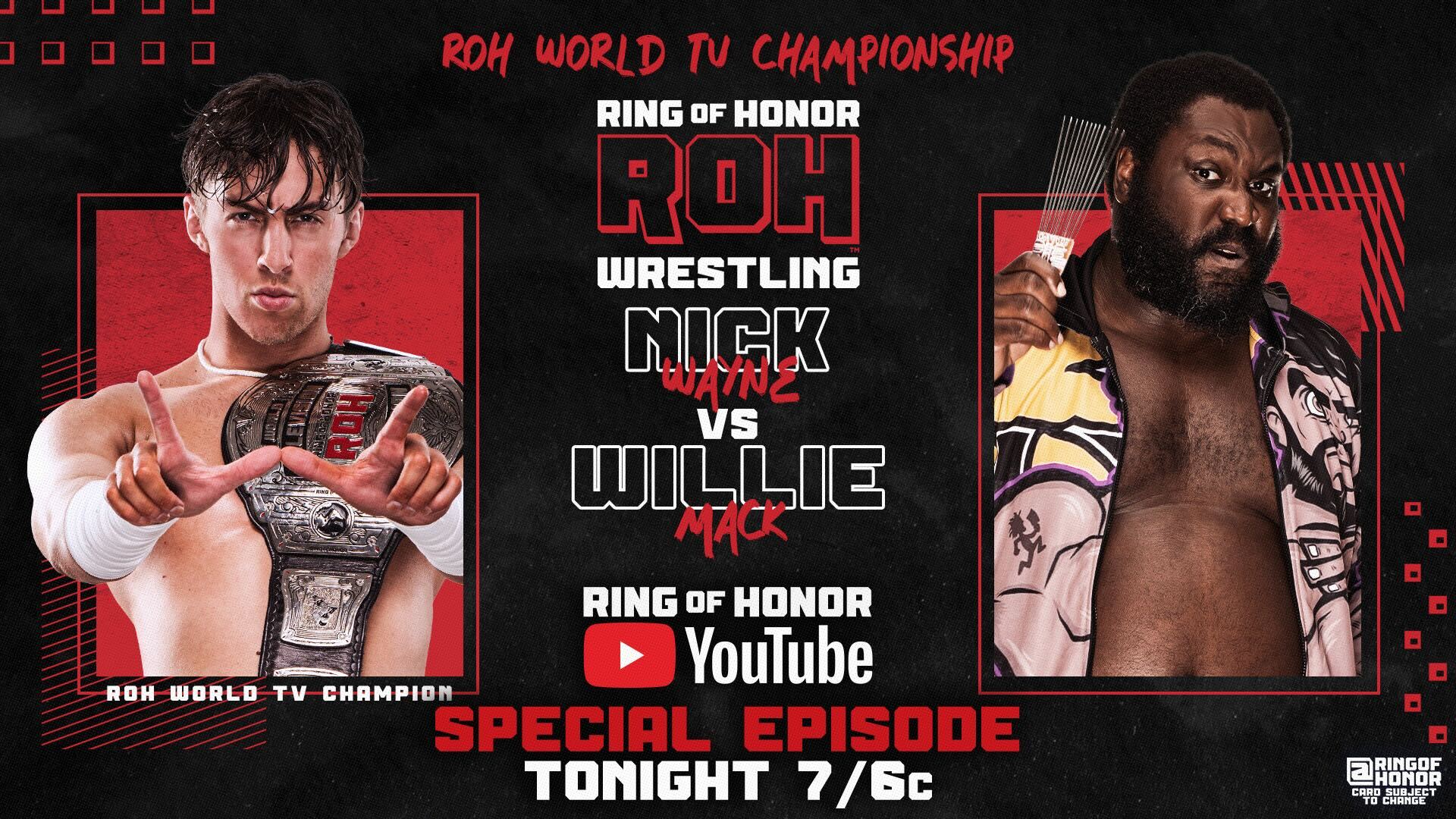 ROH Special Episode Results (8/15/2025): Nick Wayne vs. Willie Mack, More