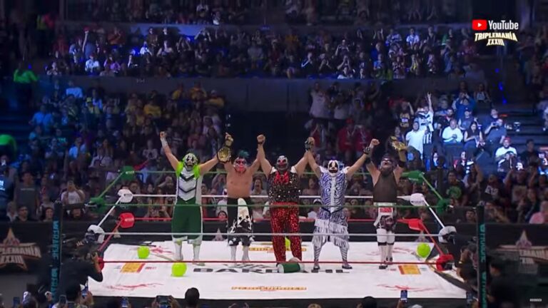 Psycho Clown & Pagano End Los Garza’s Reign As AAA World Tag Team Champions At Triplemanía XXXIII