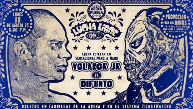 CMLL Lunes Clásico Results (8/18/2025): Volador Jr. vs. Difunto, More