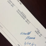 Richie Steamboat Posts Photo Of Ricky Steamboat’s Original WrestleMania III Paystub