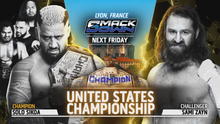 Sami Zayn vs. Solo Sikoa, Women’s Tag Team Title Bout, More Set For 8/29 WWE SmackDown
